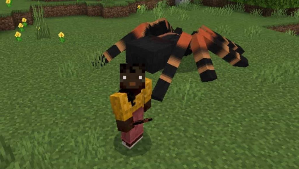 Скачать Мод Арахнофобия для Minecraft PE