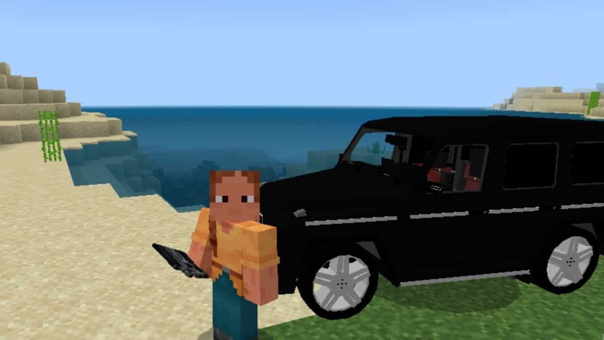 Скачать Мод Новый Mercedes-Benz G-Class для Minecraft PE