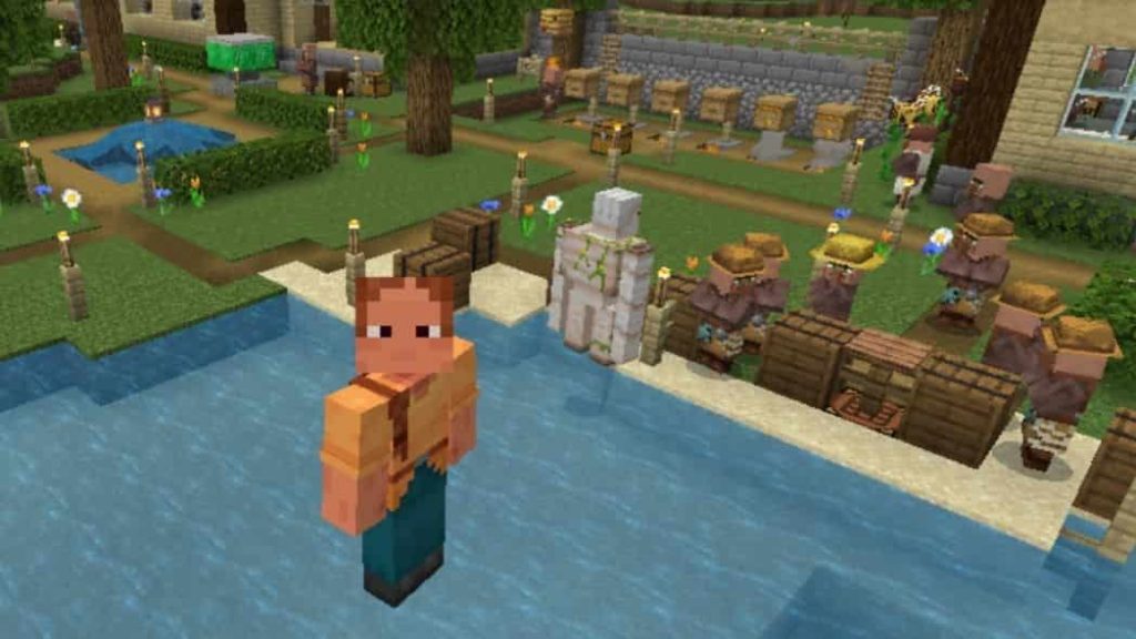 Скачать Карту Прибрежная Деревня для Minecraft PE