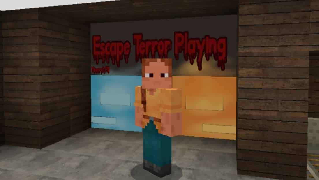 Скачать Карту Побег из Дома Террора для Minecraft PE