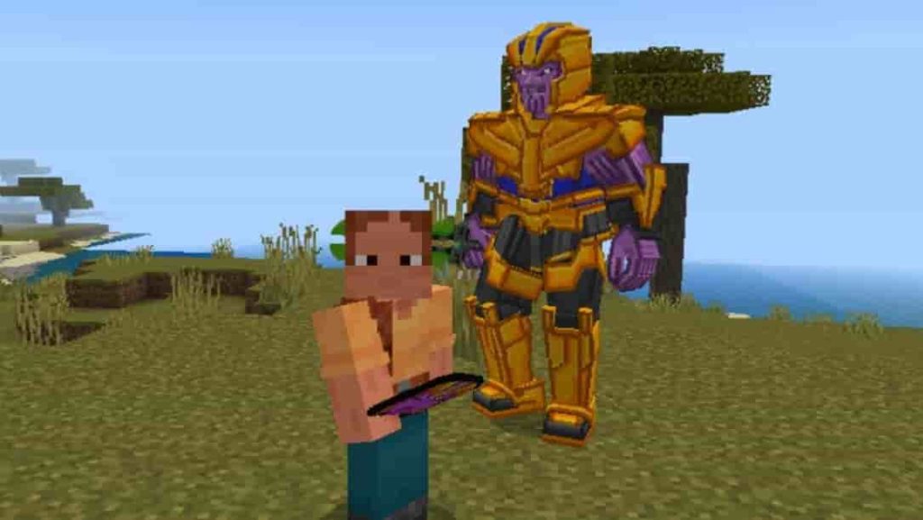 Скачать Мод Босс Танос Титан для Minecraft PE