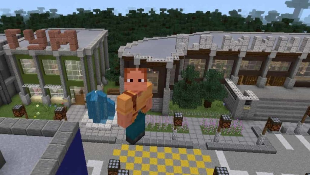 Скачать Карту Большой Русский Город для Minecraft PE