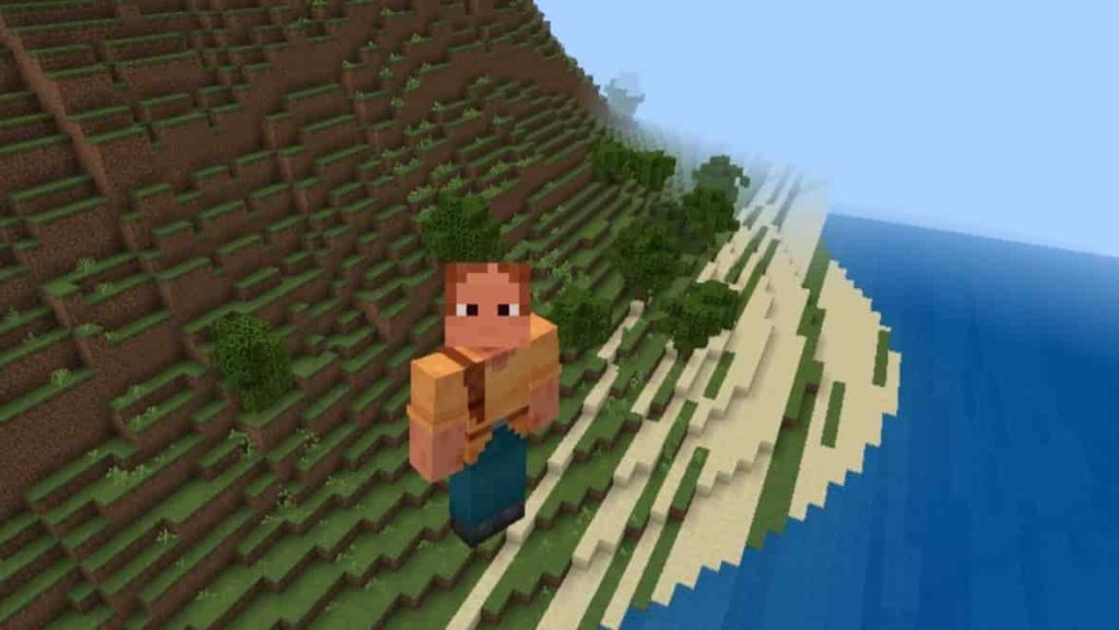 Скачать Карту Остров Выживания с Вулканом для Minecraft PE