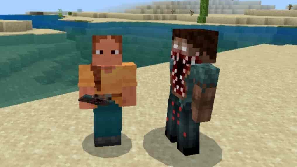 Скачать Мод Кровавый Стив для Minecraft PE