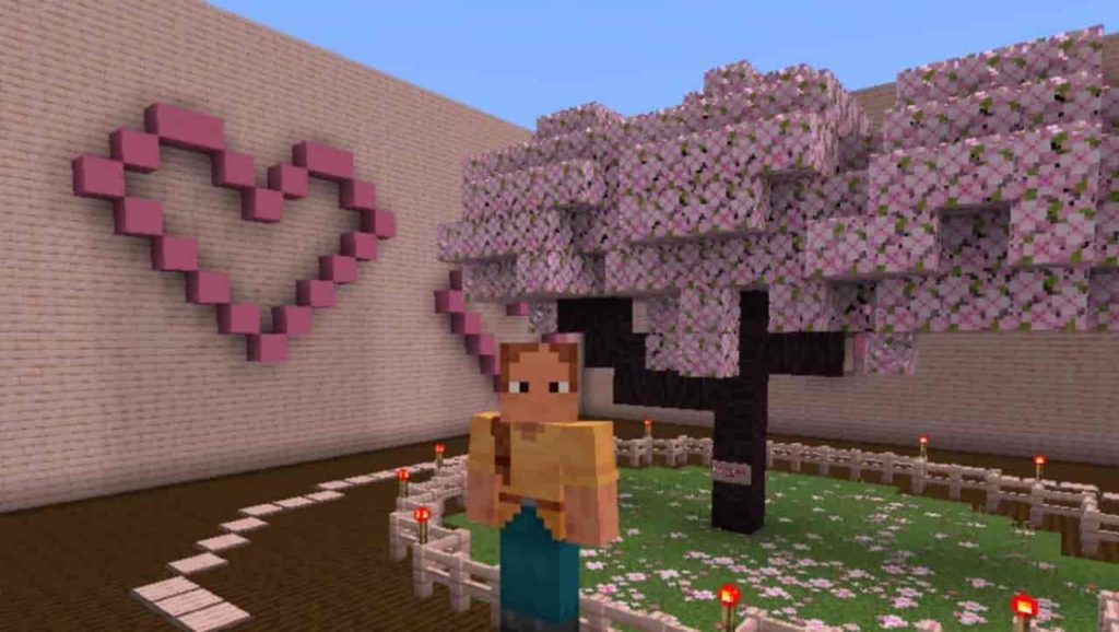 Скачать Карту День Святого Валентина для Minecraft PE
