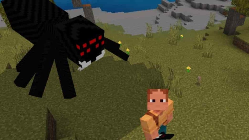 Скачать Мод на Гигантского Босса Паука для Minecraft PE
