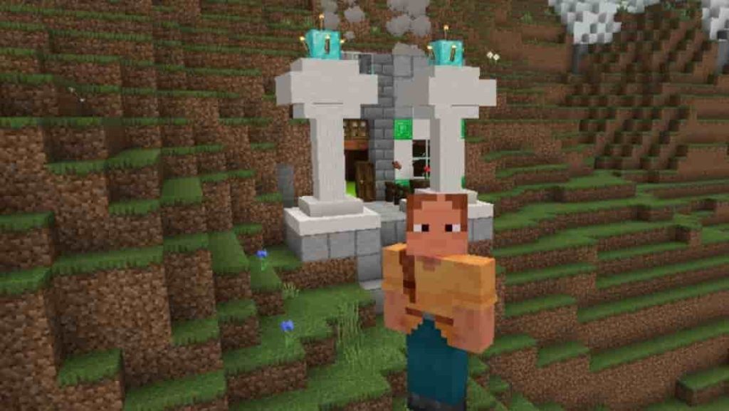 Скачать Карту База-Убежище в Горах для Minecraft PE