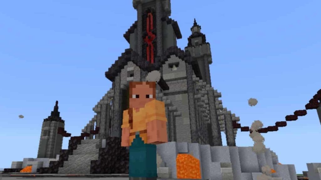 Скачать Карту Средневековый Замок Выживания для Minecraft PE