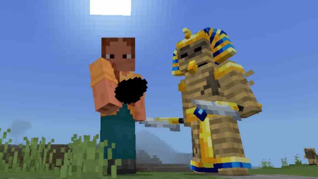 Скачать Мод Босс Мумия для Minecraft PE