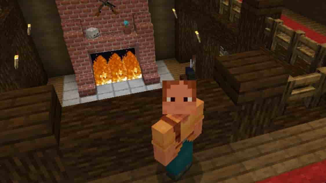 Скачать Карту Охота на Снежного Человека для Minecraft PE