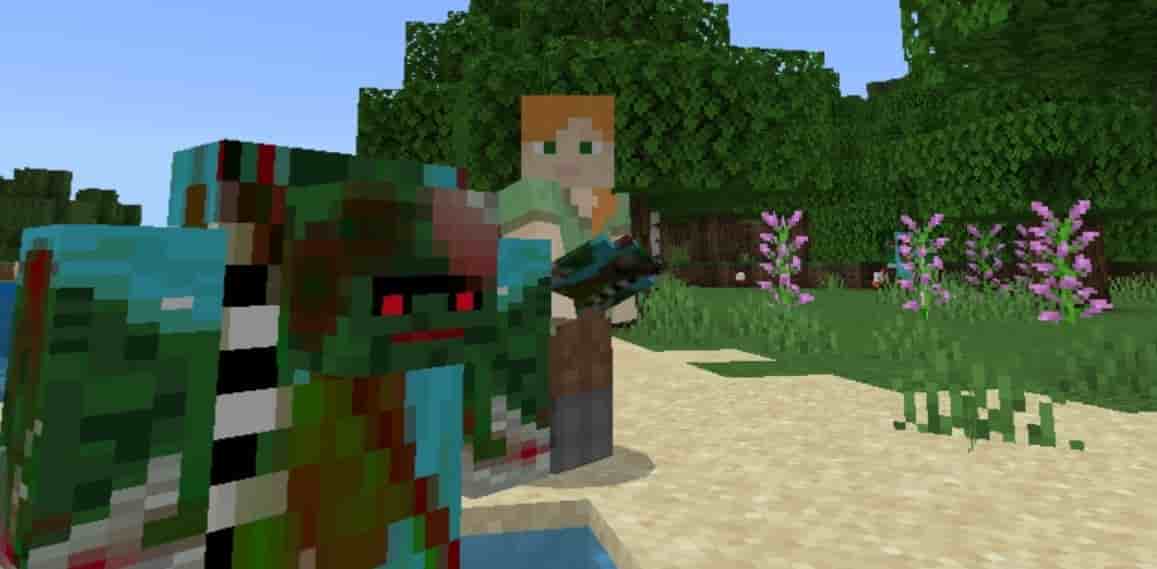 Скачать Мод Зомби Голем для Minecraft PE