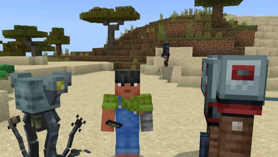 Скачать Мод Известные Роботы для Minecraft PE