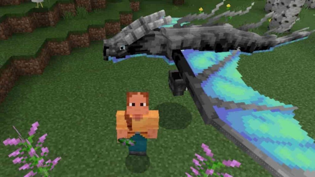 Скачать Мод Полет на Драконах для Minecraft PE