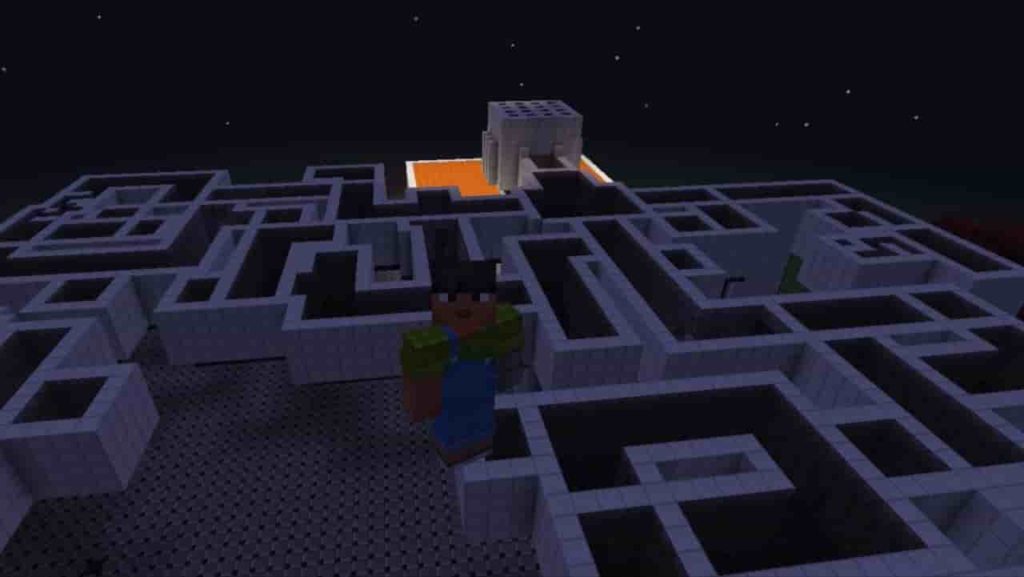 Скачать Карту Тюремный Лабиринт для Minecraft PE